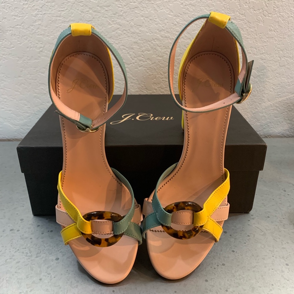 Stella heels colorblock leather tortoise - Picture 4 of 7